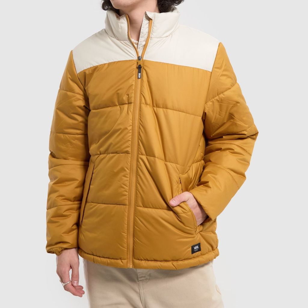 norris mte-1 puffer jacket in mustard