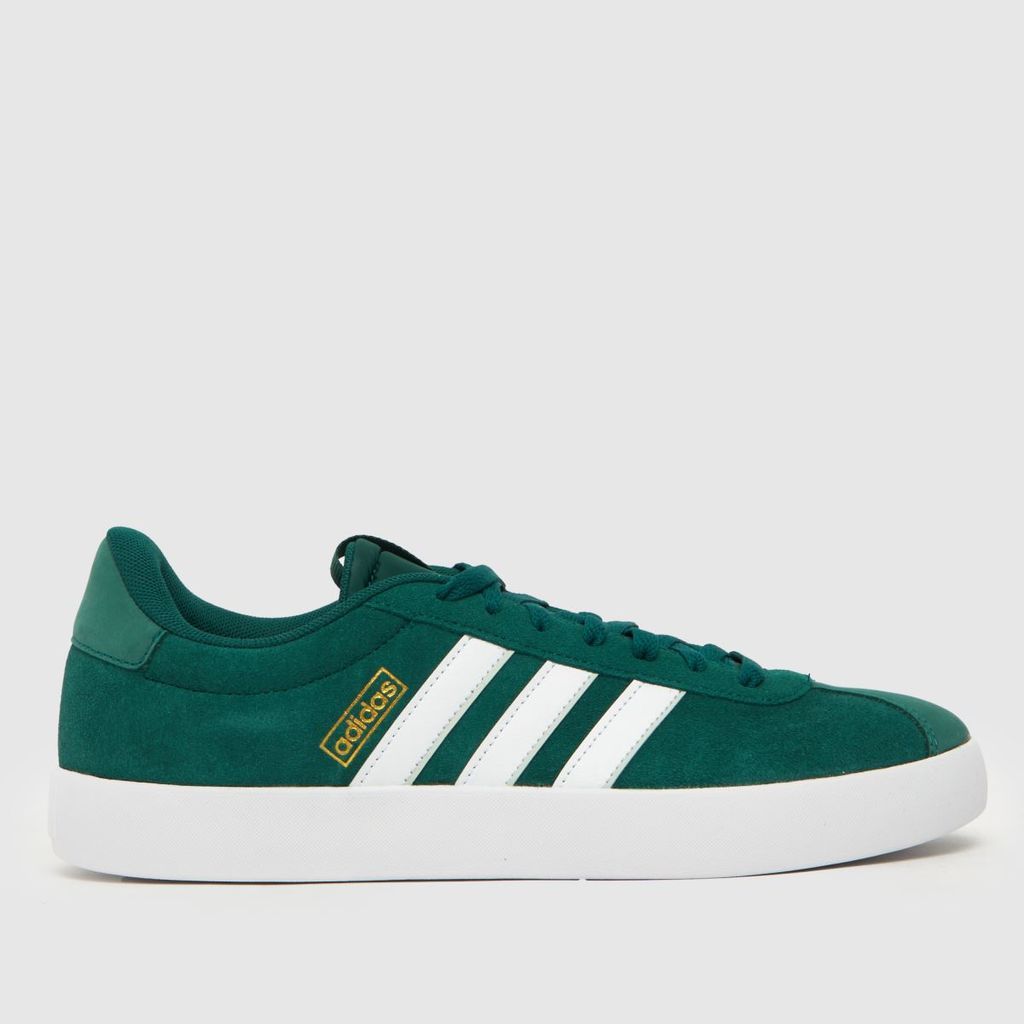 vl court 3.0 trainers in white & green