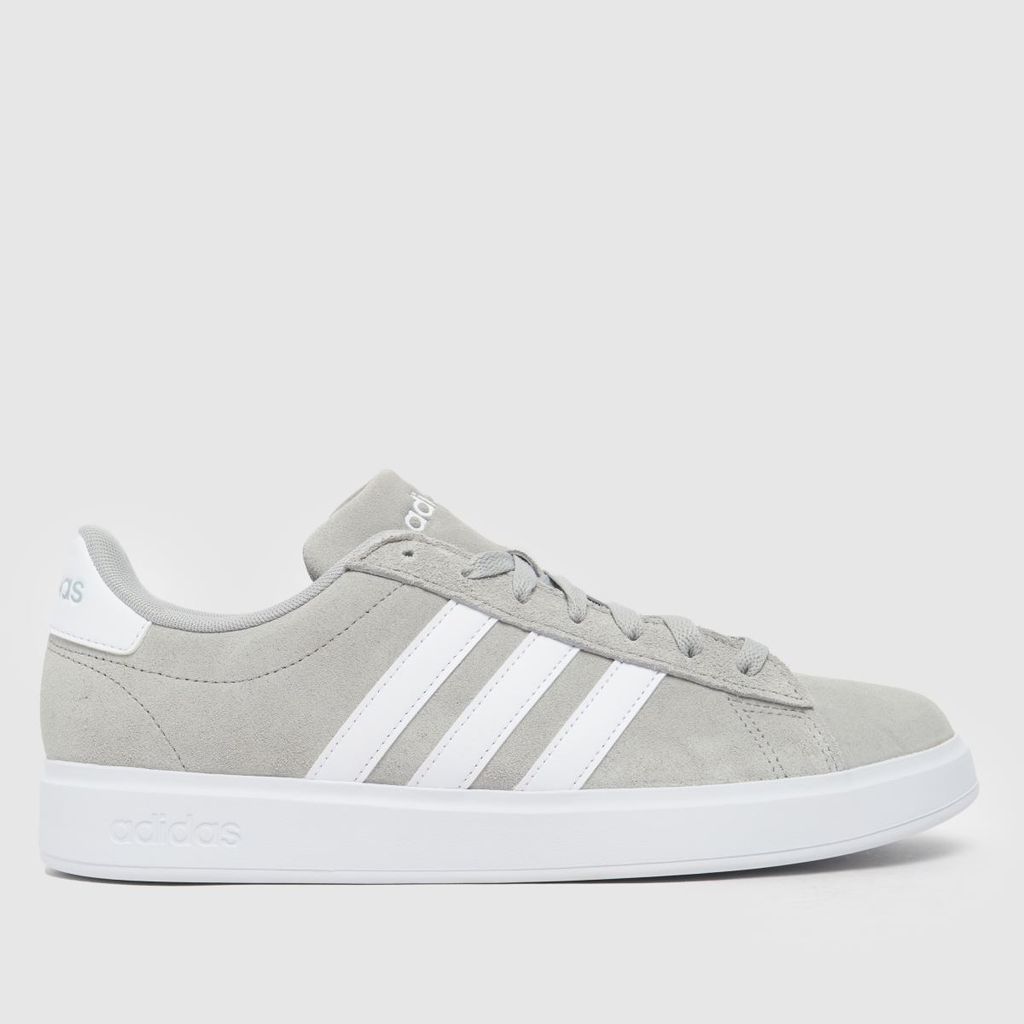 grand court 2.0 trainers in light grey