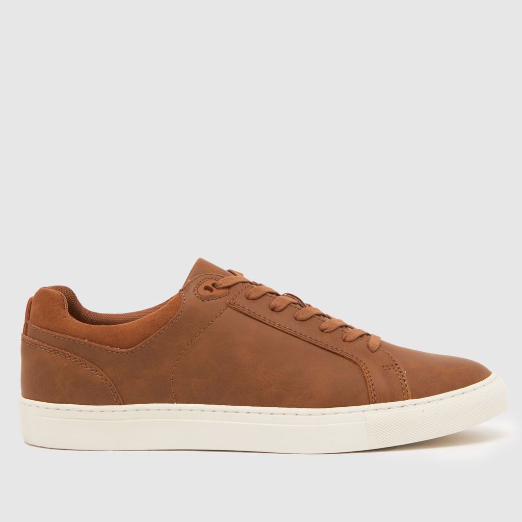 winston lace up trainers in brown