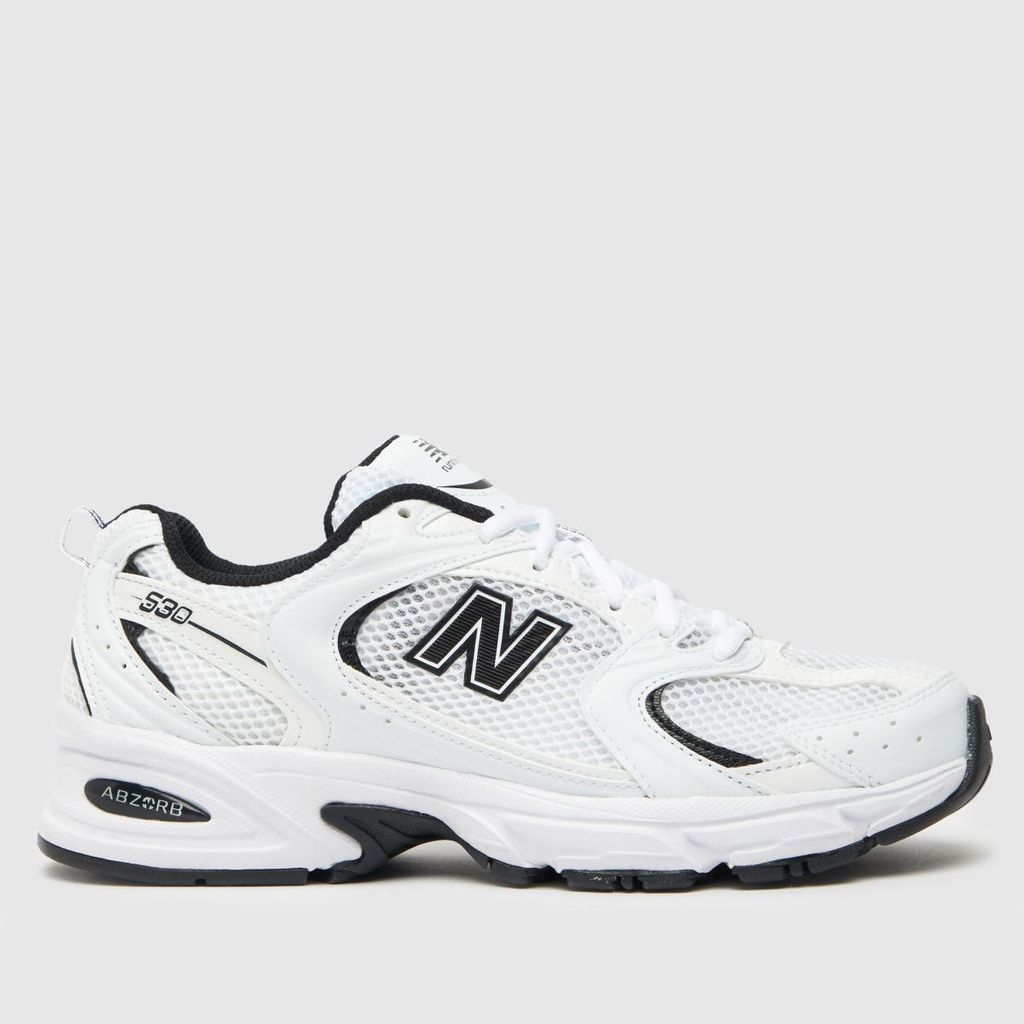 530 trainers in white & black