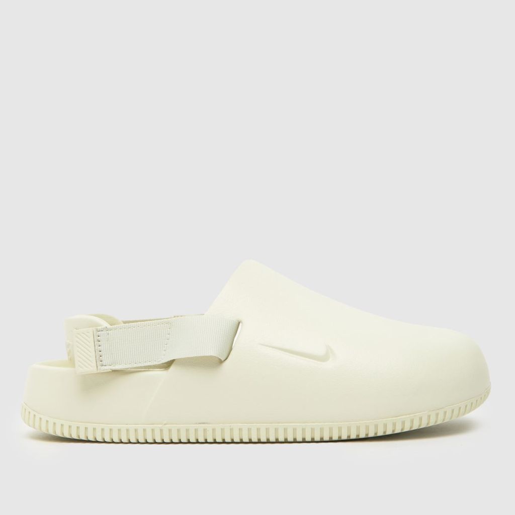 calm mule sandals in off-white