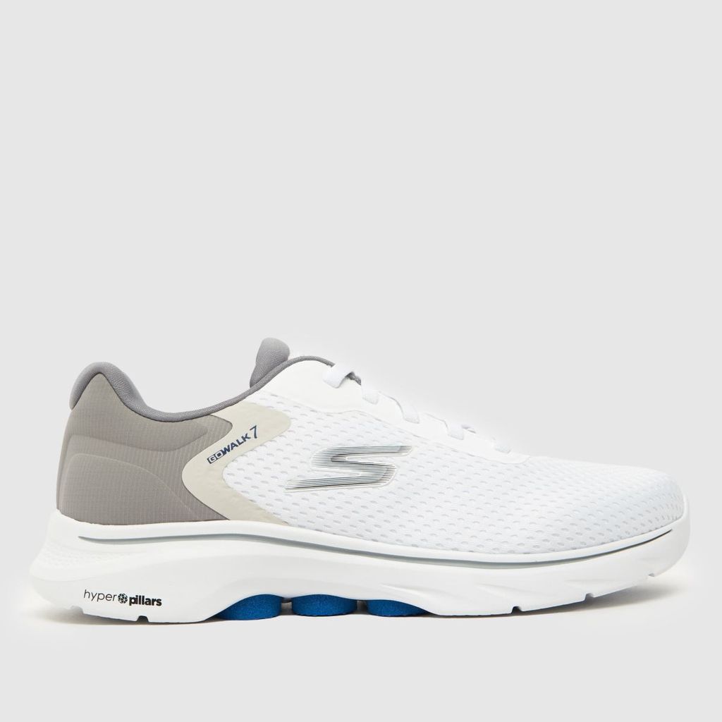 go walk 7 trainers in white & grey