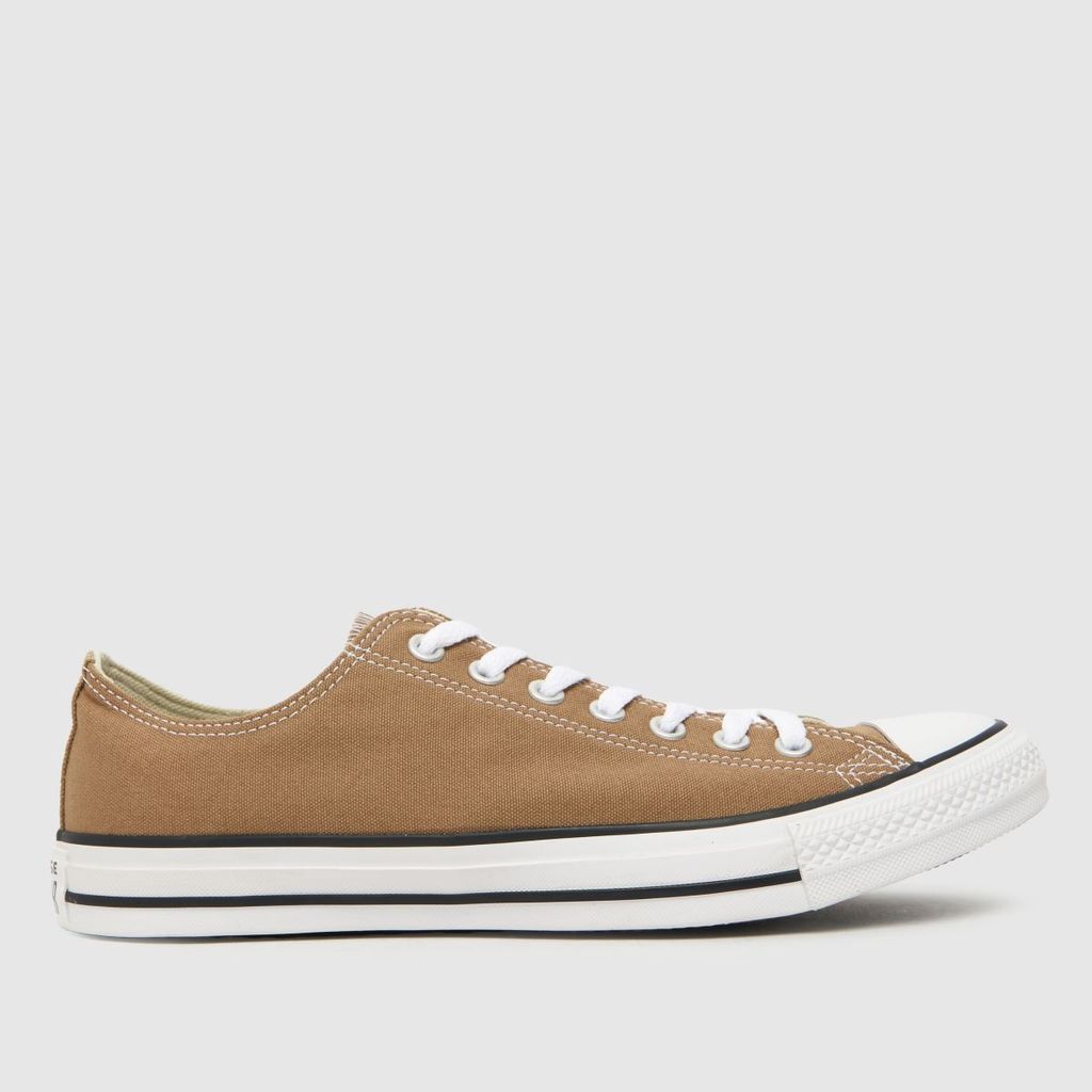 all star ox trainers in tan