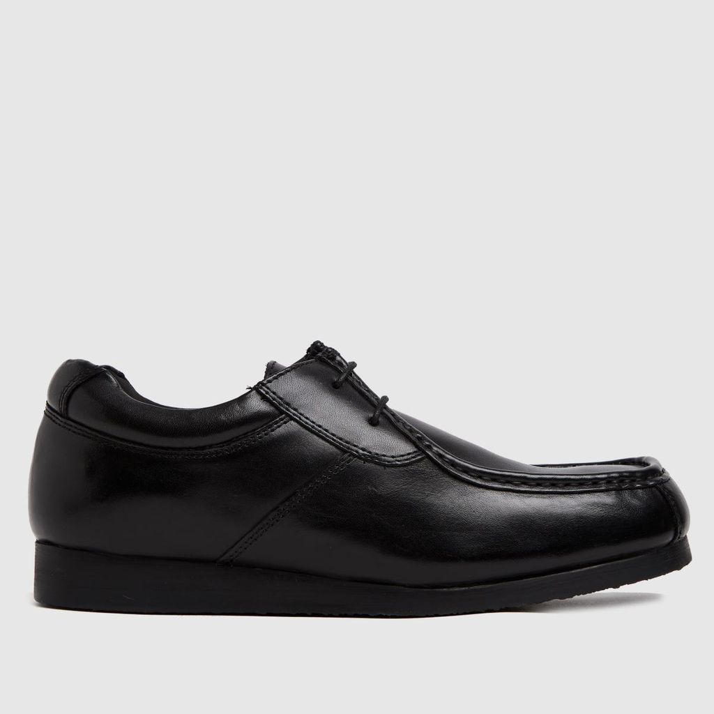 reid leather apron shoes in black