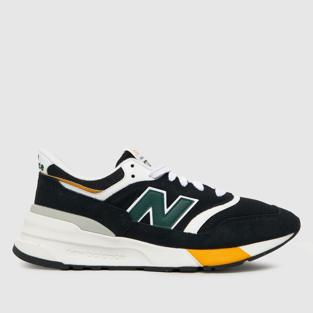 997 trainers in black & green