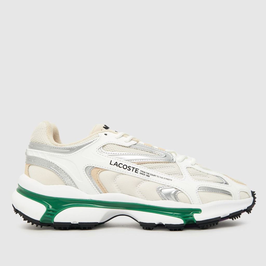 l003 2k24 trainers in white & green
