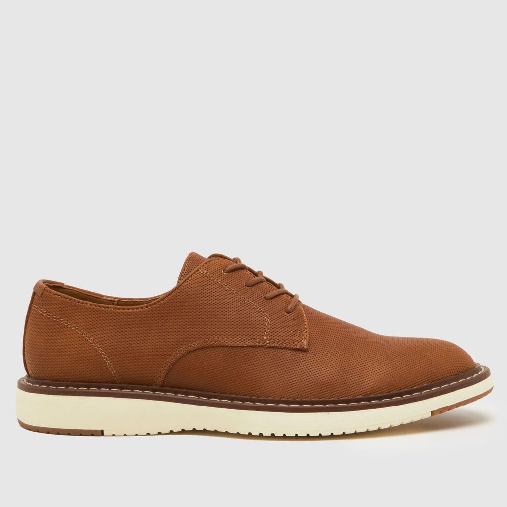 pippin white sole derby shoes in tan