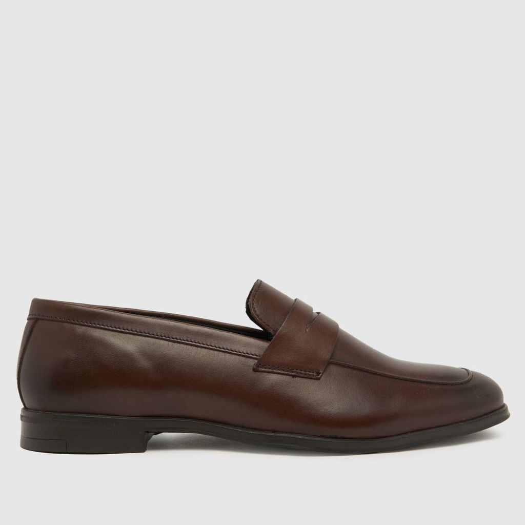 rupert slim loafer shoes in brown