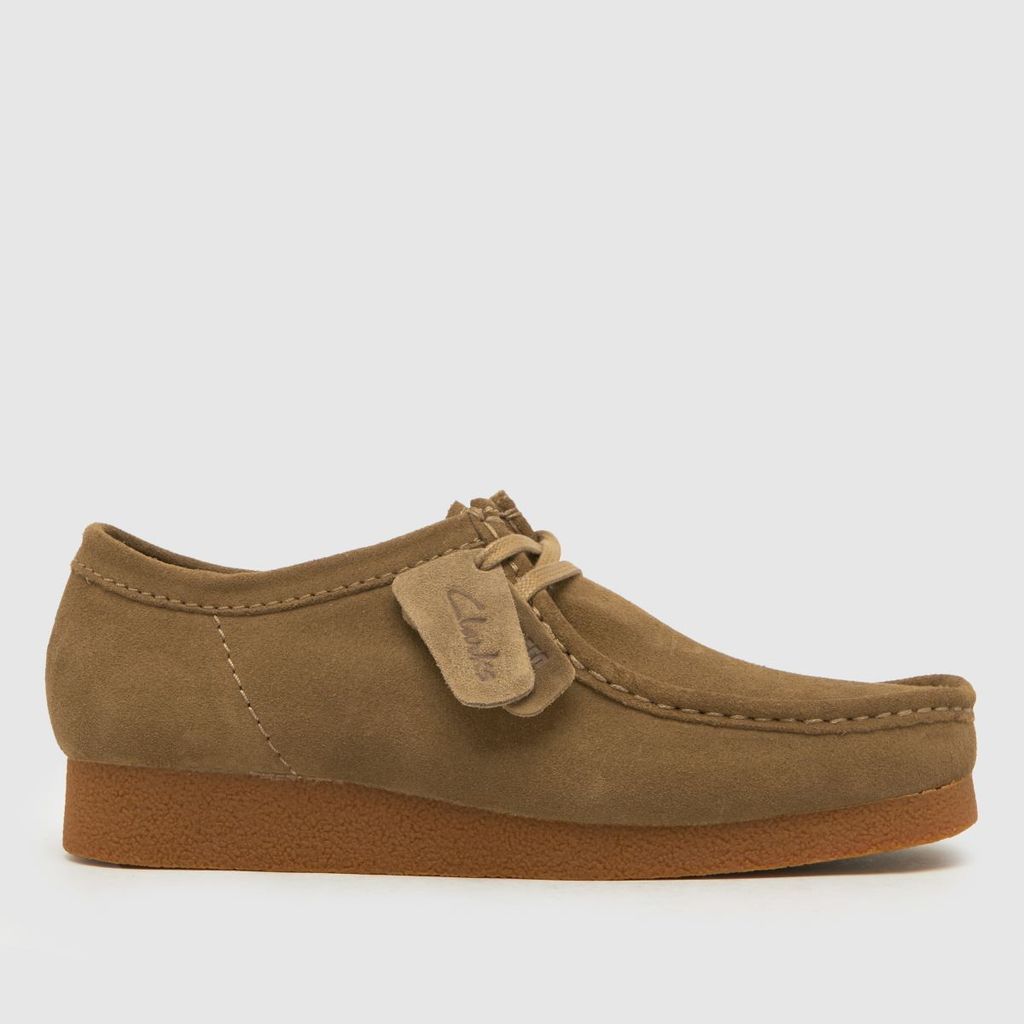 wallabee evo shoes in taupe