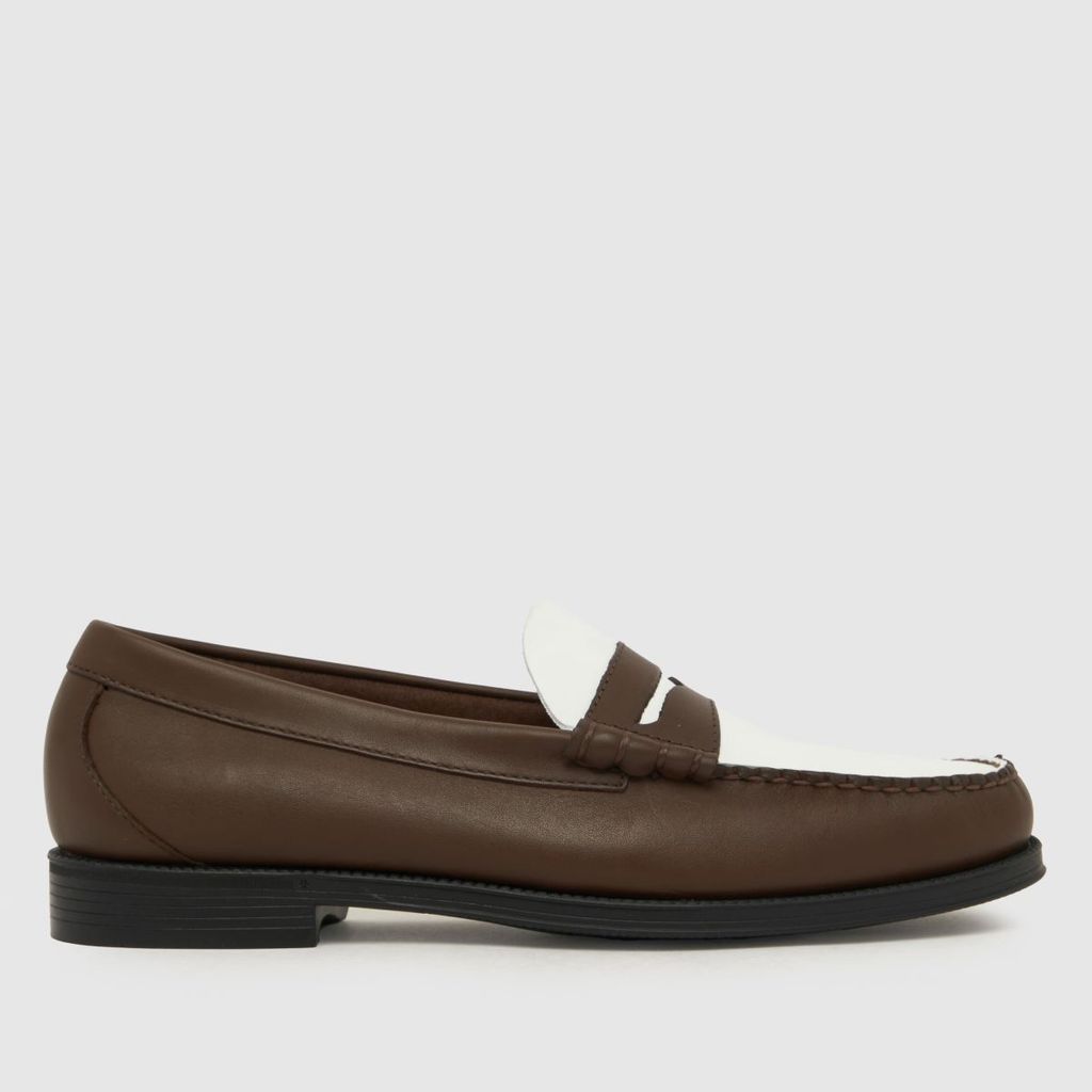 weejun larson penny loafer shoes in brown multi