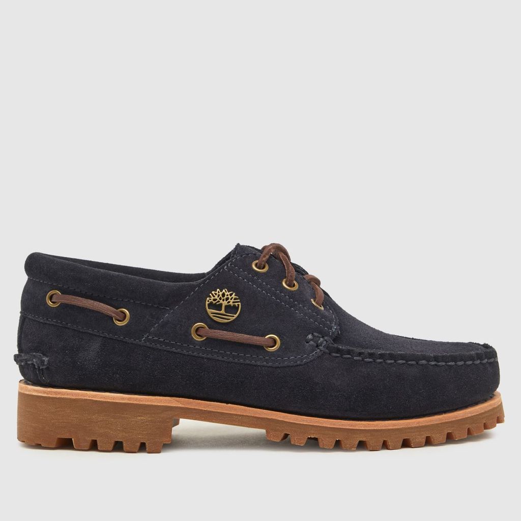 authentic handsewn boat shoes in navy