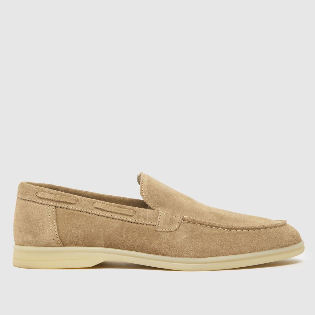 philip suede loafer shoes in stone