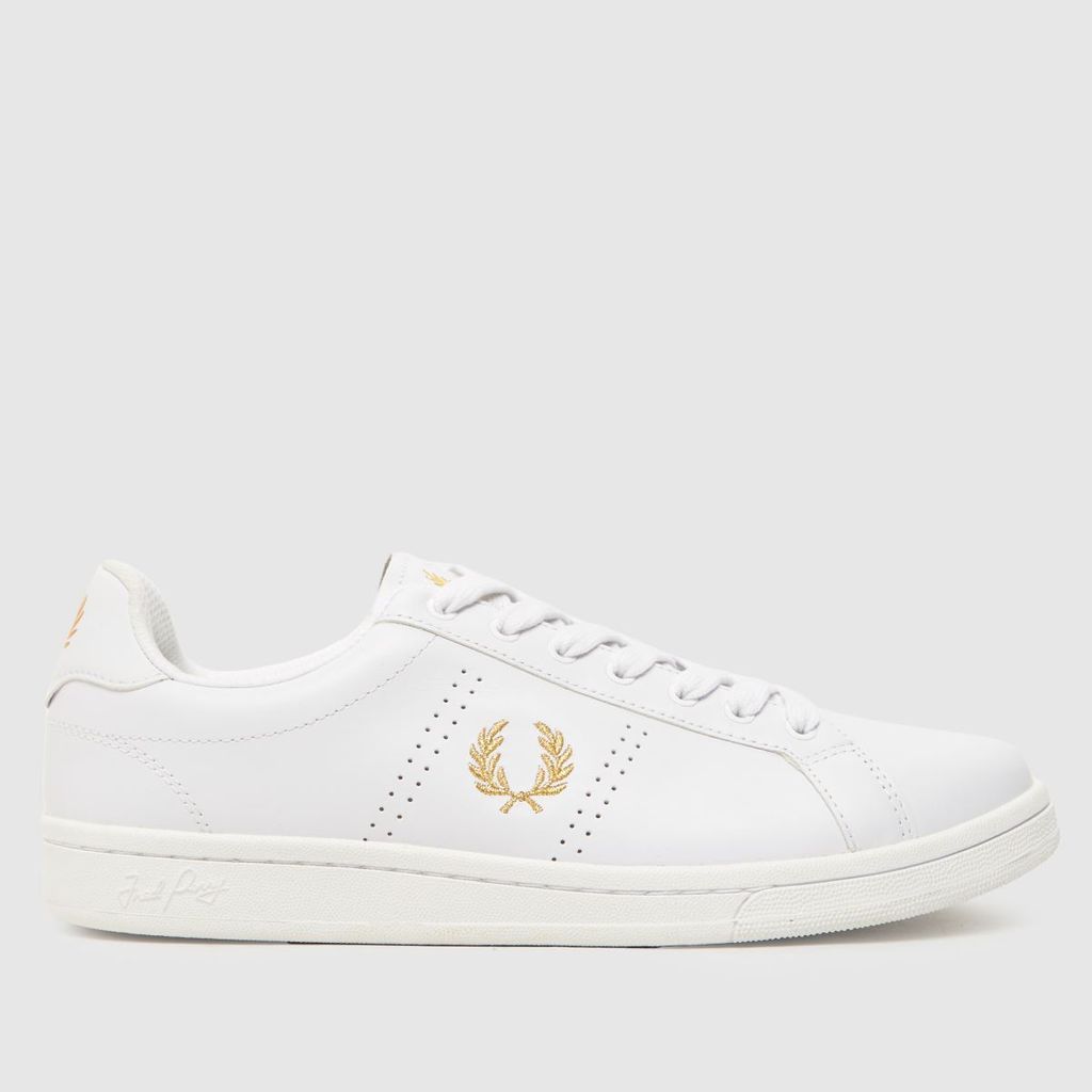 b721 trainers in white & gold