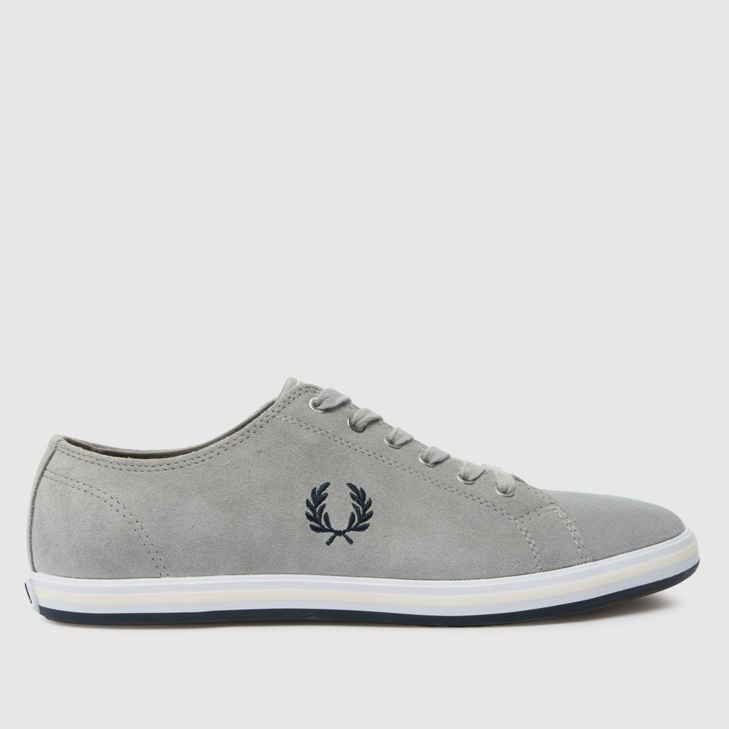 kingston suede trainers in light grey