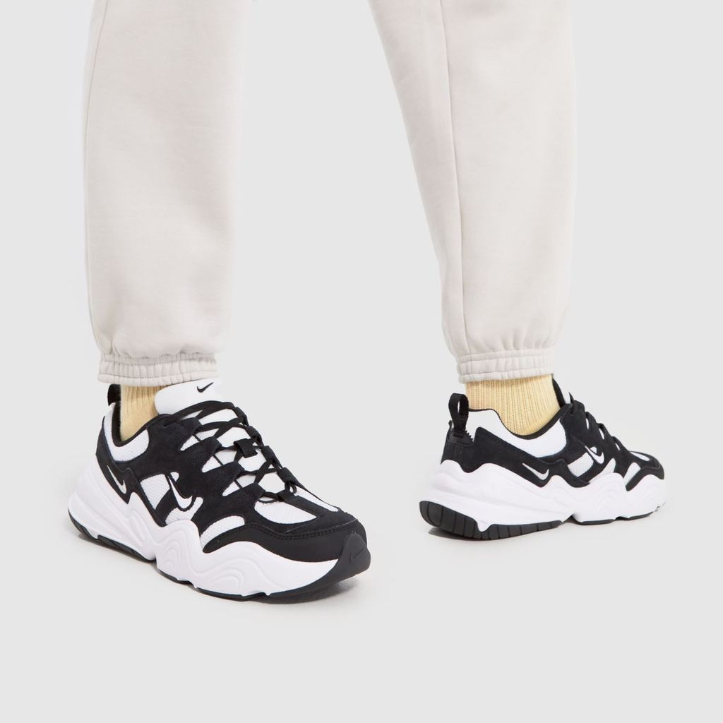 tech hera trainers in black & white