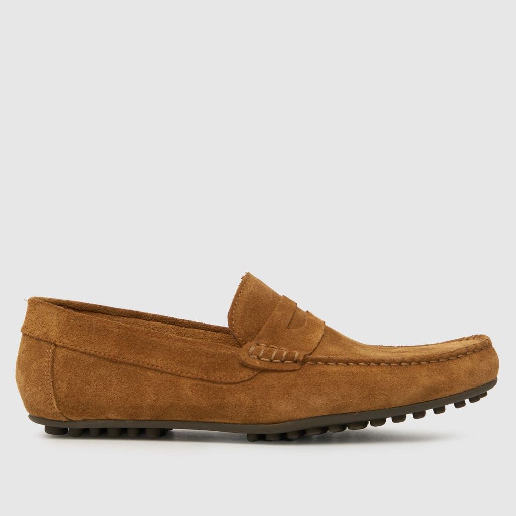 russell suede loafers shoes in tan