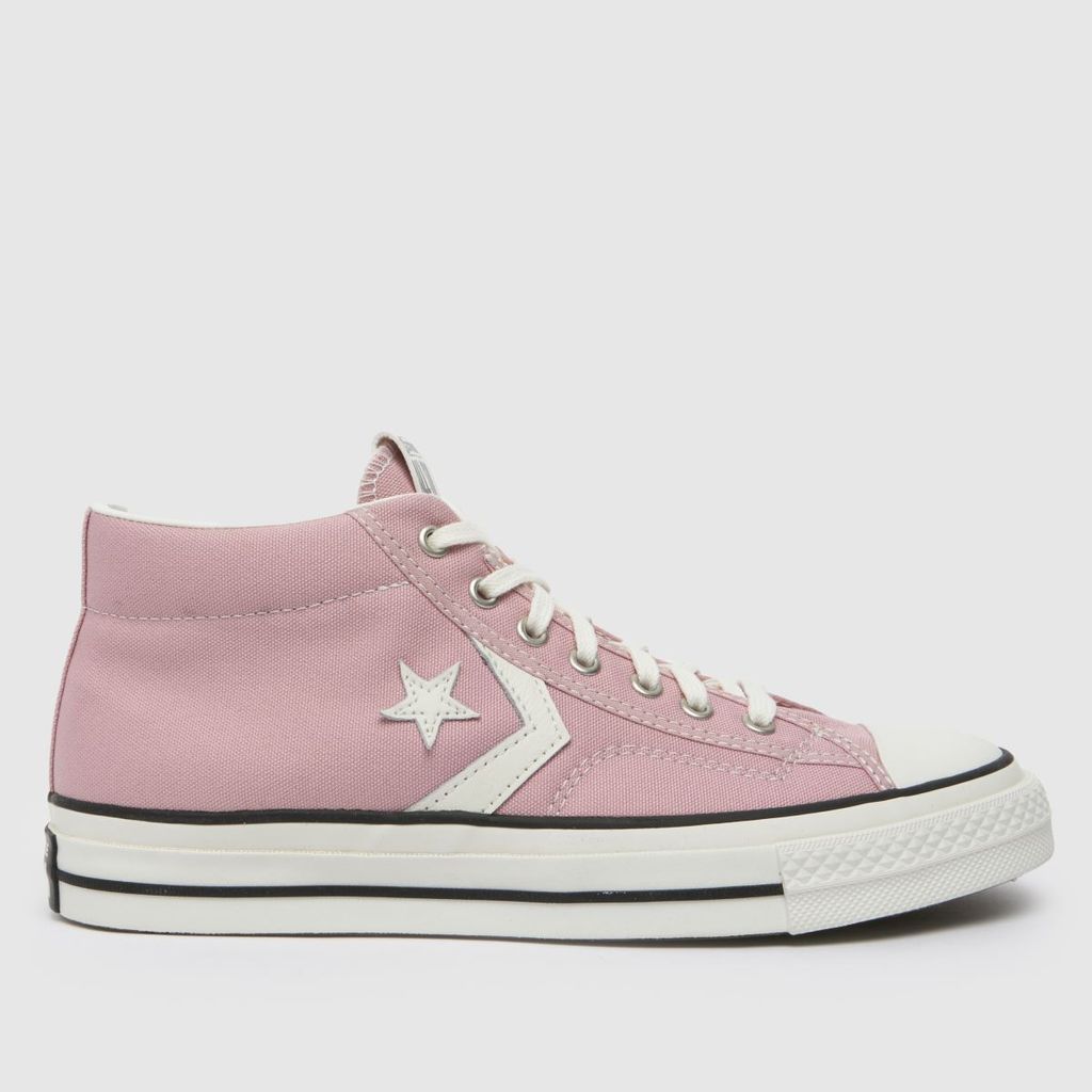star player 76 mid trainers in pale pink