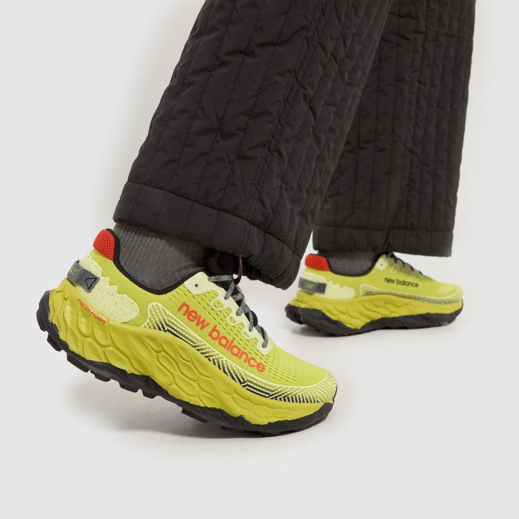 fresh foam x more trail v3 trainers in yellow