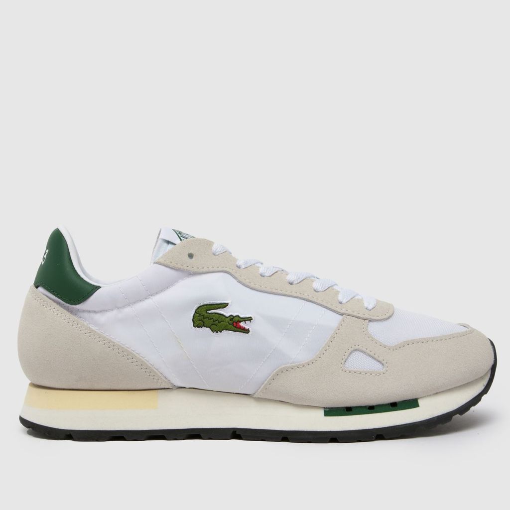 partner 70s trainers in white & green