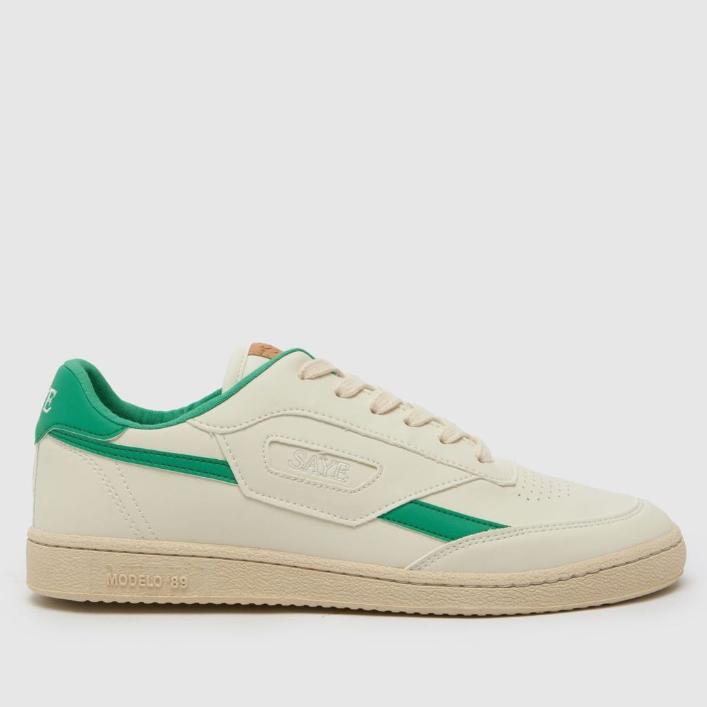 modelo 89 trainers in white & green