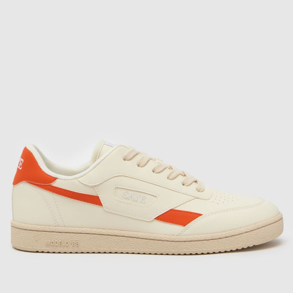 modelo 89 trainers in white & orange