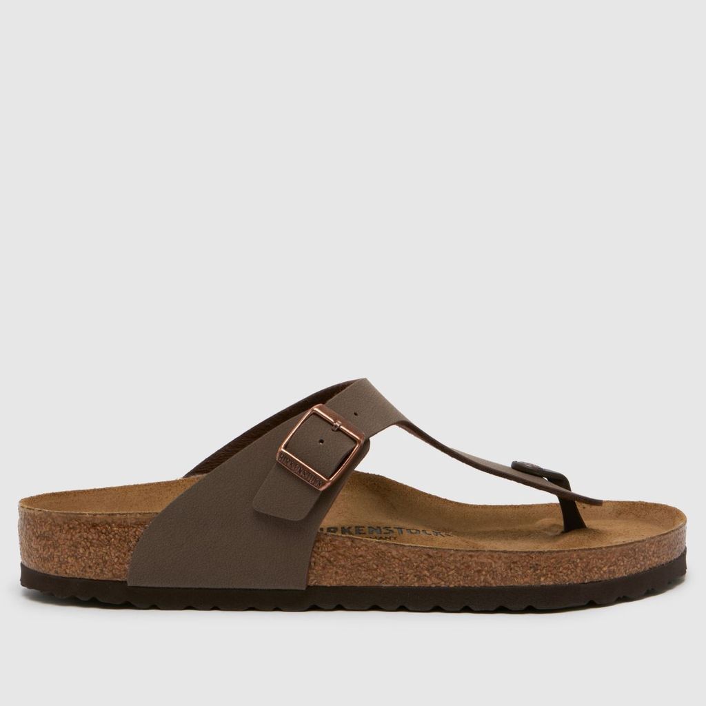 gizeh sandals in brown