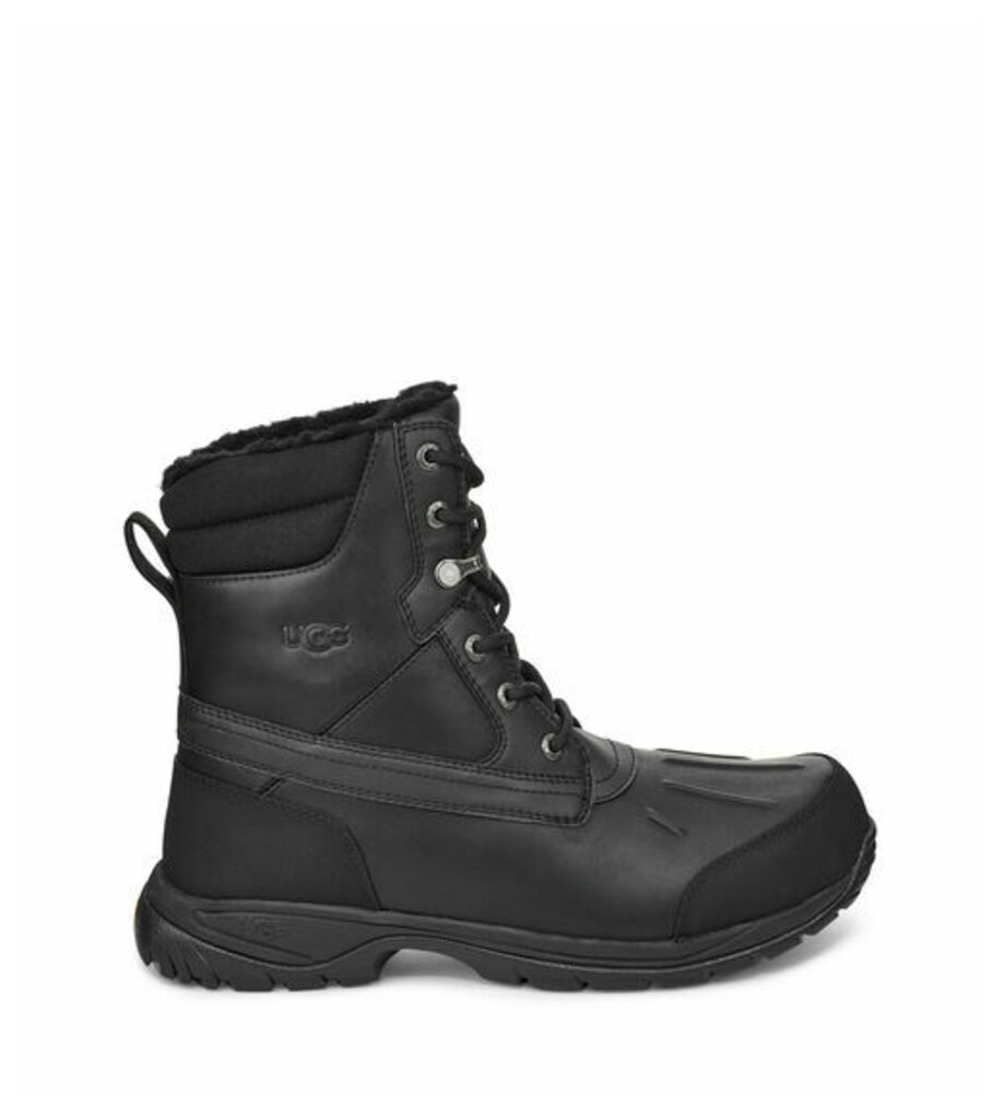 UGG Men's Felton Waterproof Boot in Black, Size 7, Leather