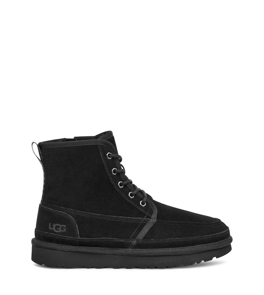 Neumel High Moc Boot for Men in Black, Size 7