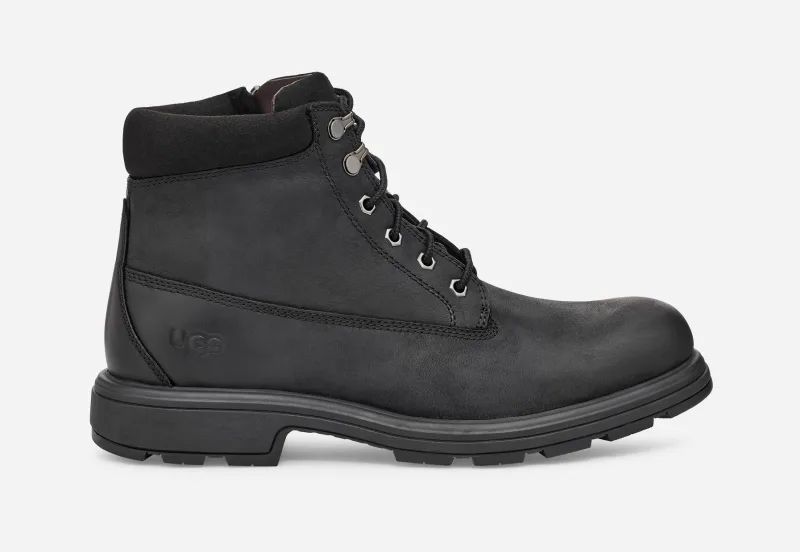 Biltmore Mid Boot Plain Toe Boot for Men in Black, Size 6