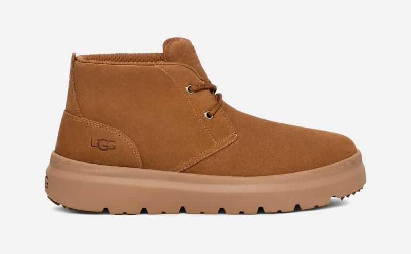 UGG® Burleigh Chukka Trainer in Brown, Size 12, Leather