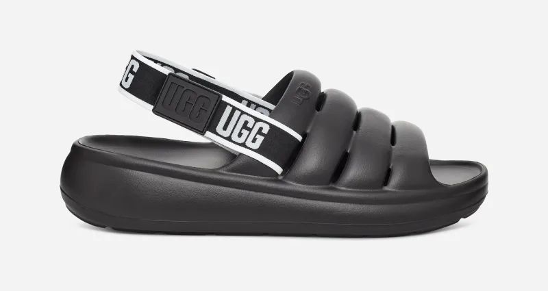 UGG® Sport Yeah Slide for Men in Black, Size 8