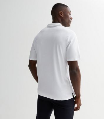 Men's Jack & Jones White Short Sleeve Polo New Look