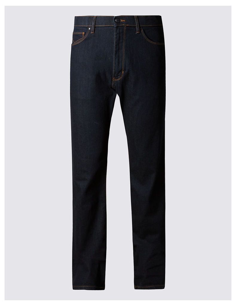 M&S Collection Regular Fit Stretch Jeans with Stormwear
