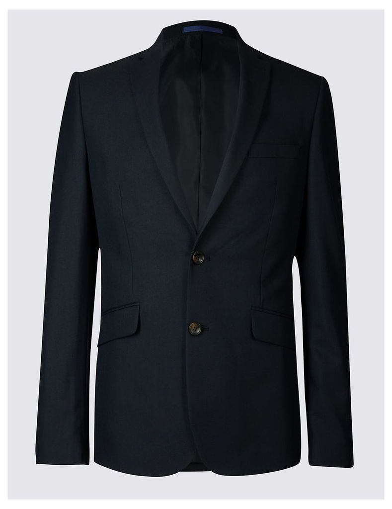 M&S Collection Navy Skinny Fit Jacket