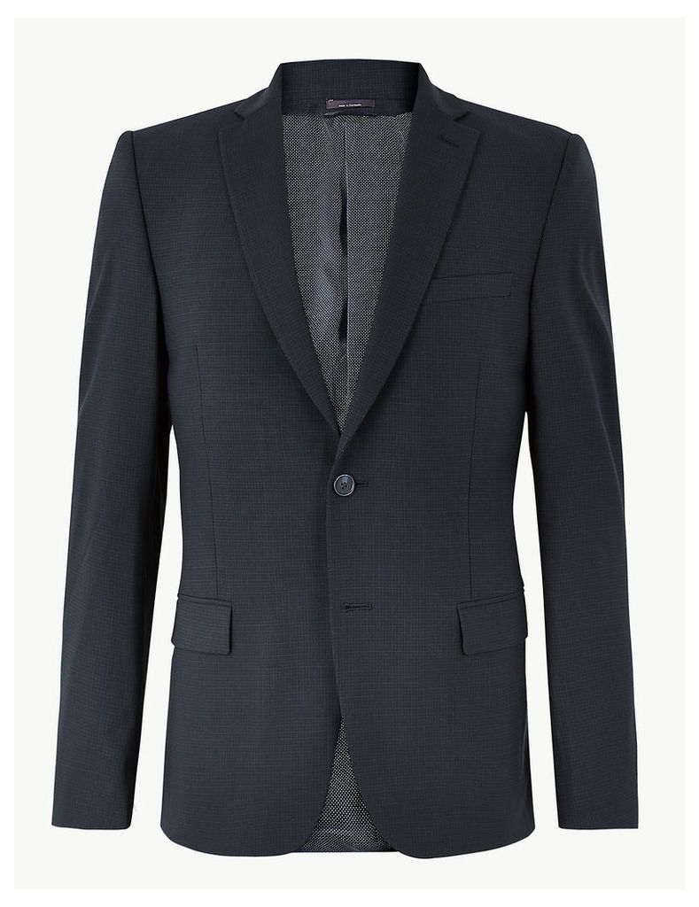M&S Collection The Ultimate Big & Tall Navy Slim Fit Jacket