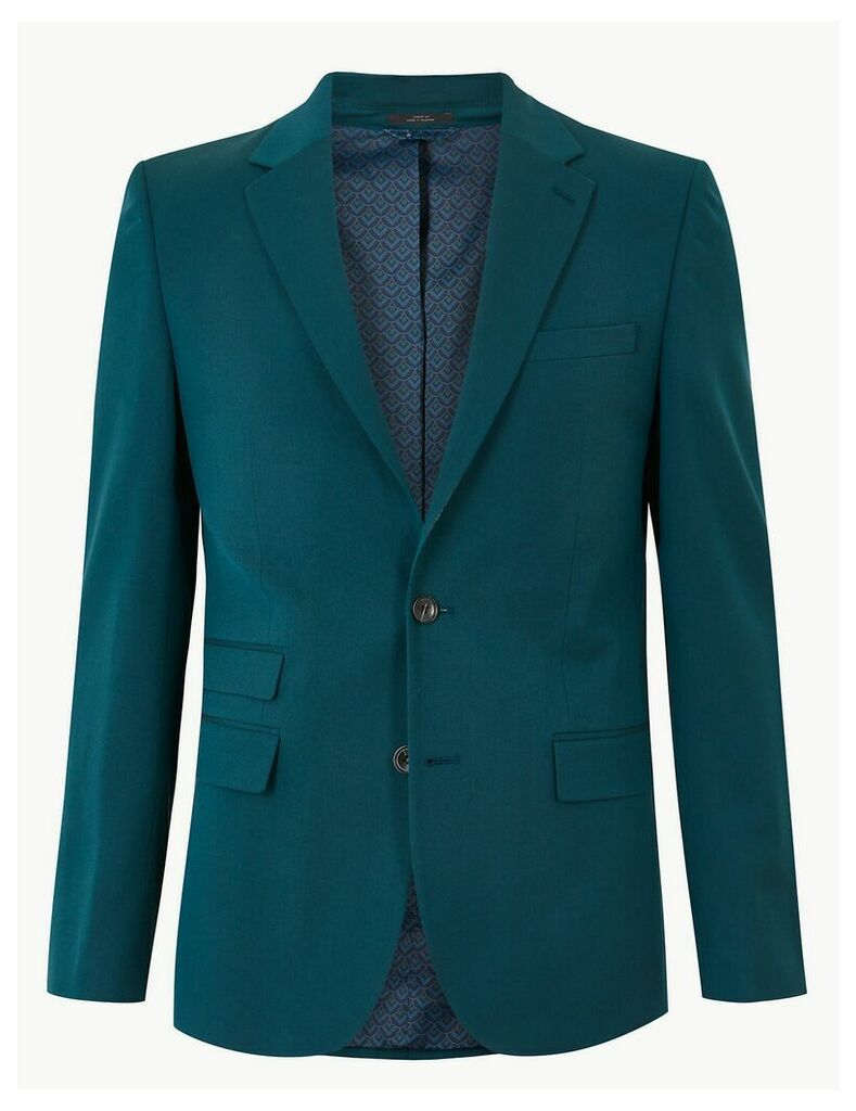 M&S Collection Slim Fit Jacket with Stretch