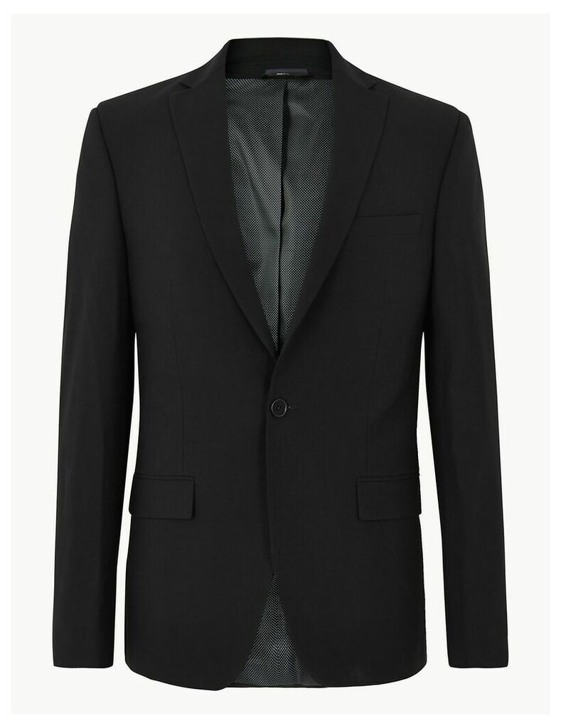 M&S Collection The Ultimate Black Skinny Fit Jacket