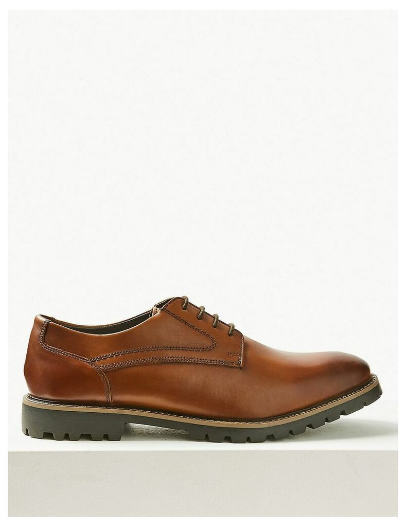 M&S Collection Leather Lace-up Derby Shoes