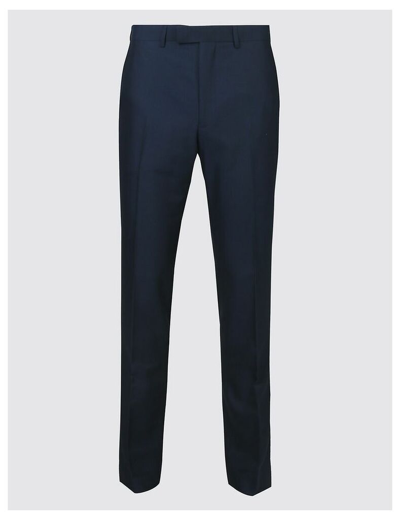 M&S Collection Indigo Slim Fit Trousers