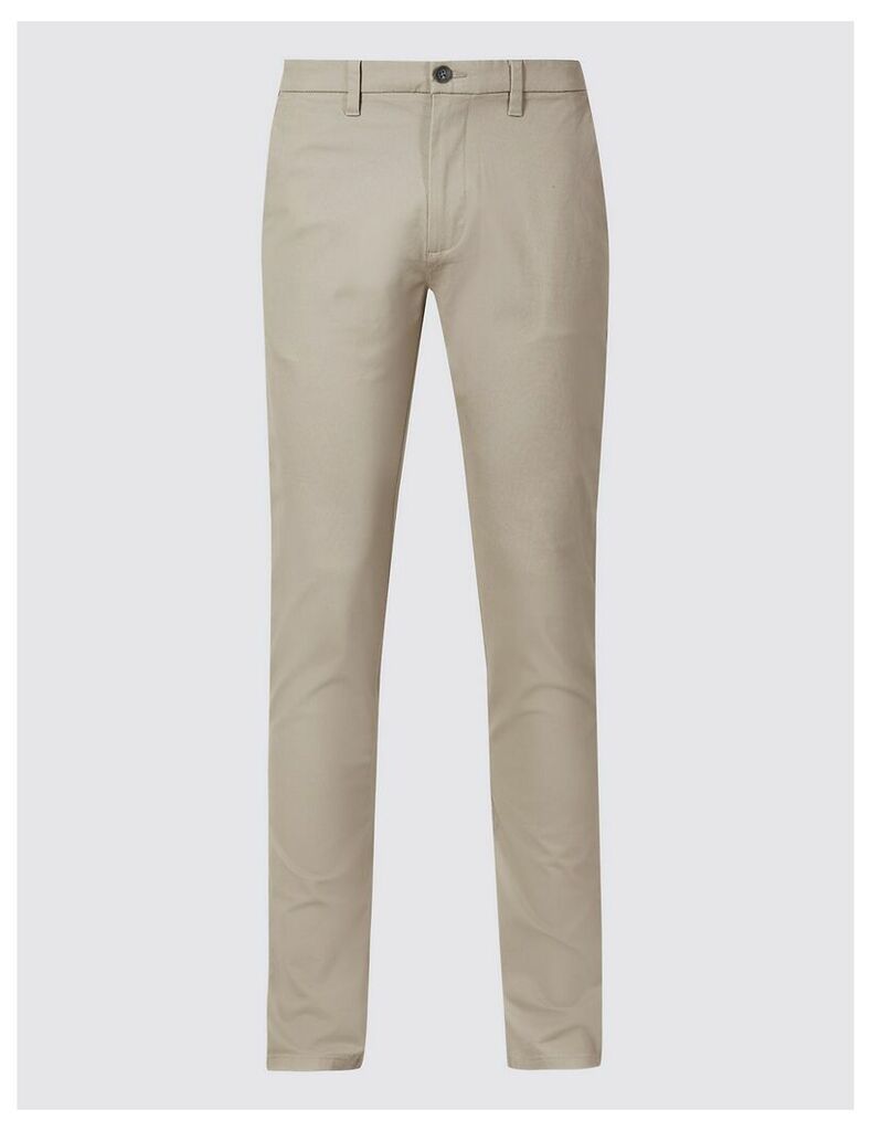 M&S Collection Slim Fit Stretch Chinos