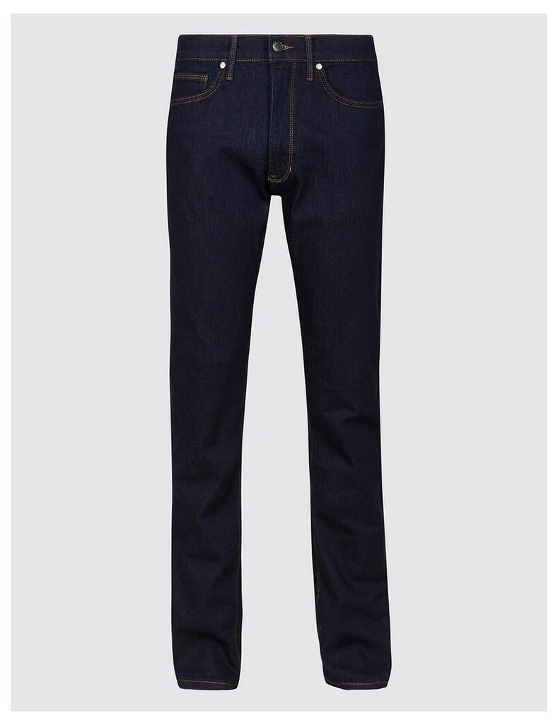 M&S Collection Straight Fit Stretch Jeans