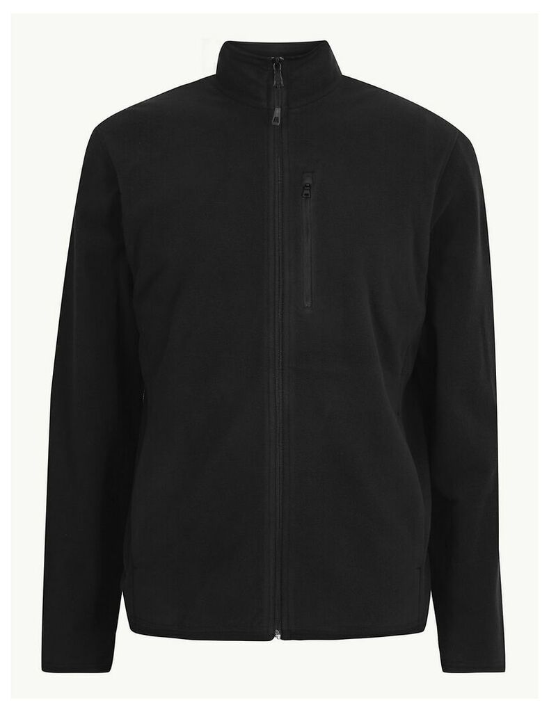 M&S Collection Fleece Zip Through Jacket