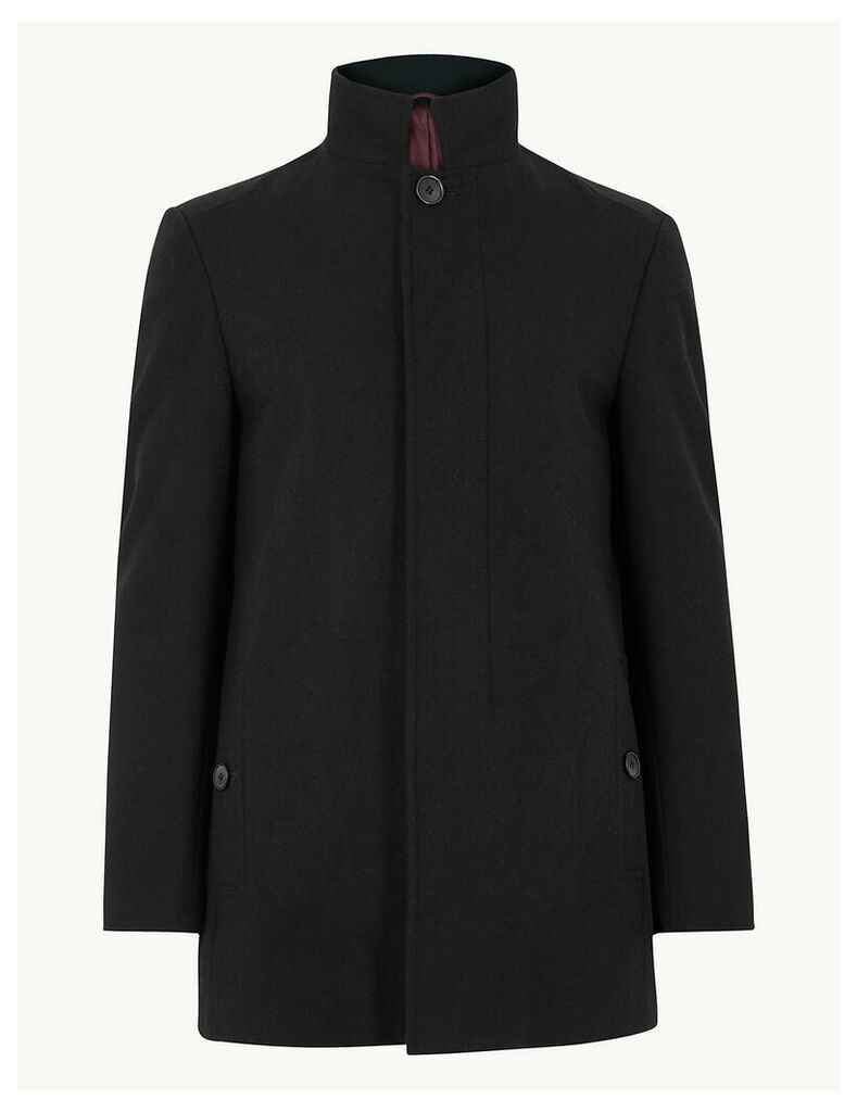 M&S Collection Funnel Neck Jacket
