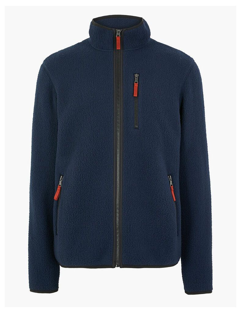 M&S Collection Sherpa Fleece Jacket