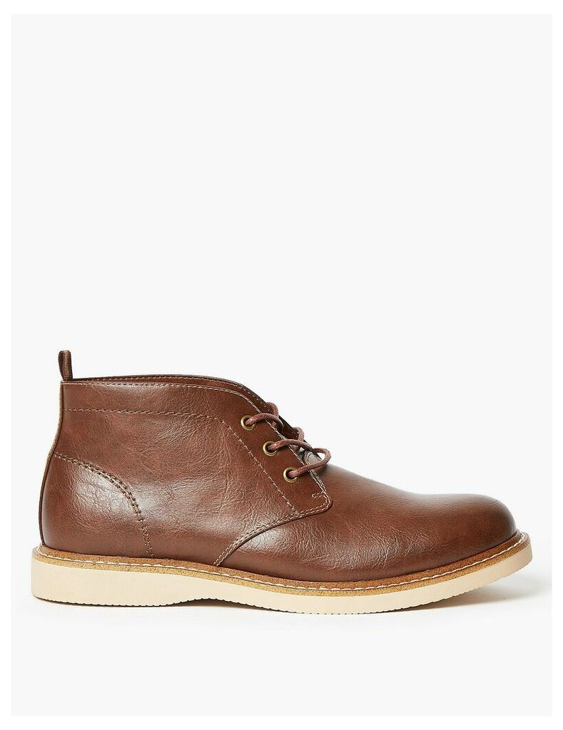 M&S Collection Lace-up Chukka Boots