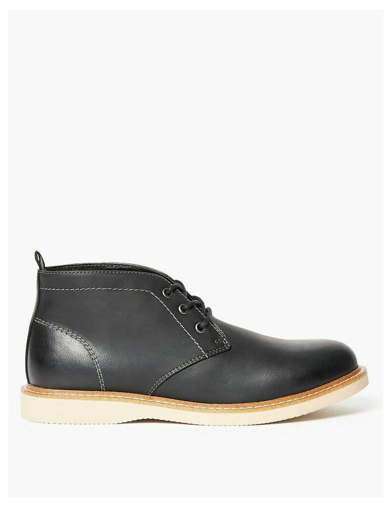 M&S Collection Lace-up Chukka Boots