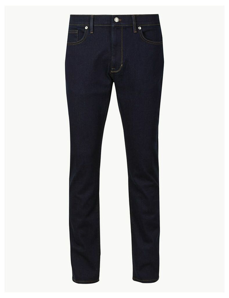 M&S Collection Shorter Length Slim Fit Stretch Jeans