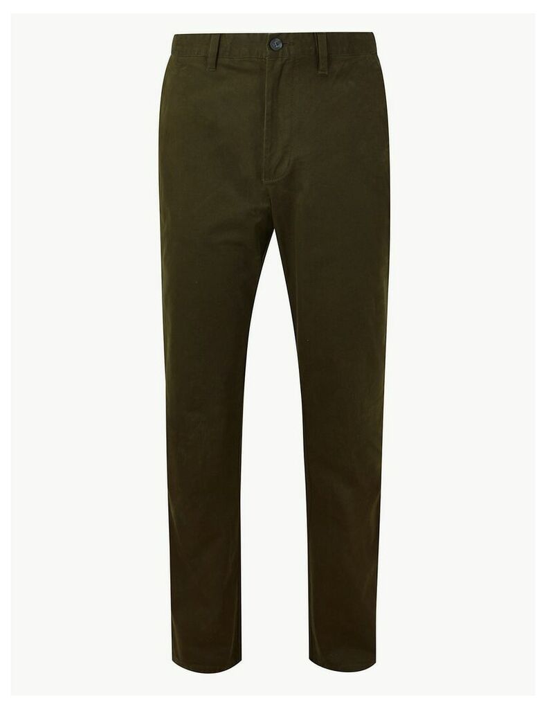 M&S Collection Cotton Rich Chinos with Stretch
