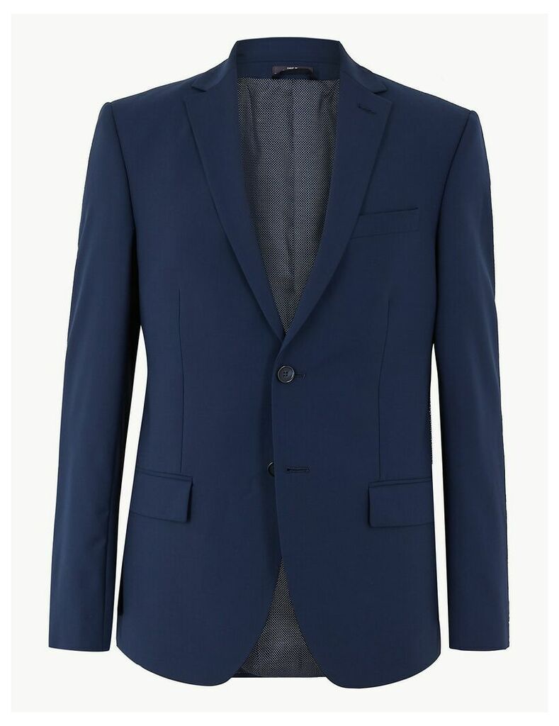 M&S Collection The Ultimate Blue Regular Fit Jacket
